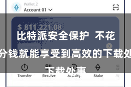 比特派安全保护 不花一分钱就能享受到高效的下载处事